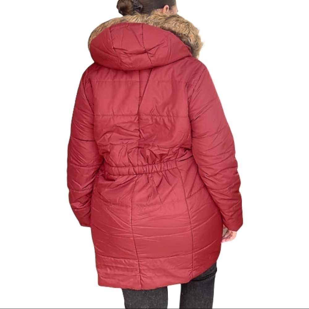 ASOS (Junarose) Faux fur trim parka NWT - Picture 13 of 17